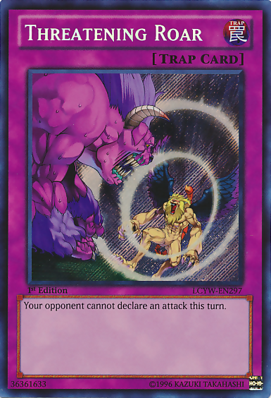 Threatening Roar [LCYW-EN297] Secret Rare | Dragon's Lair Comics and Fantasy Houston TX