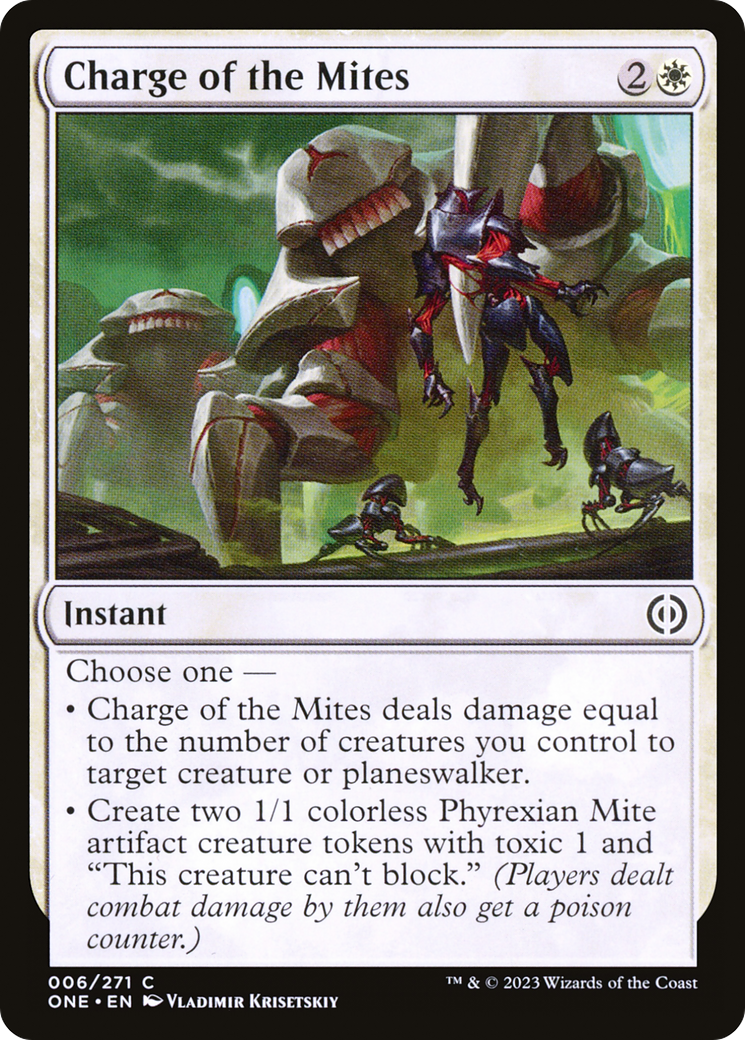 Charge of the Mites [Phyrexia: All Will Be One] | Dragon's Lair Comics and Fantasy Houston TX