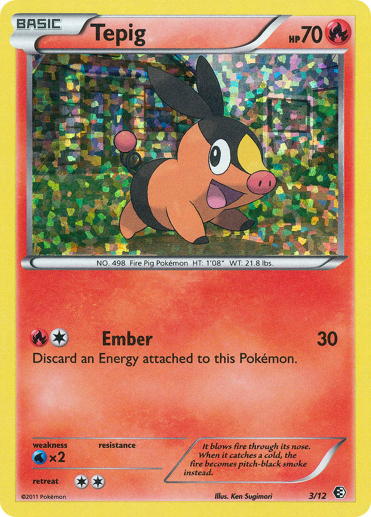 Tepig (3/12) [McDonald's Promos: 2011 Collection] | Dragon's Lair Comics and Fantasy Houston TX