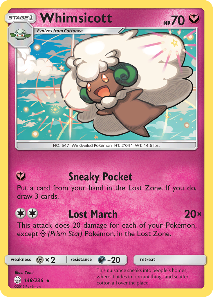 Whimsicott (148/236) [Sun & Moon: Cosmic Eclipse] | Dragon's Lair Comics and Fantasy Houston TX