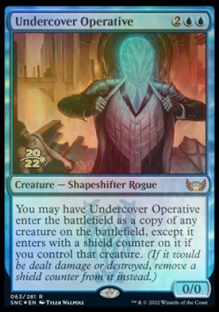 Undercover Operative [Streets of New Capenna Prerelease Promos] | Dragon's Lair Comics and Fantasy Houston TX