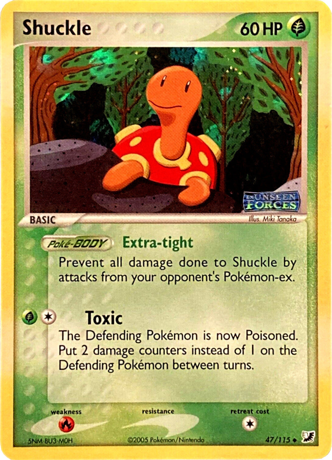 Shuckle (47/115) (Stamped) [EX: Unseen Forces] | Dragon's Lair Comics and Fantasy Houston TX