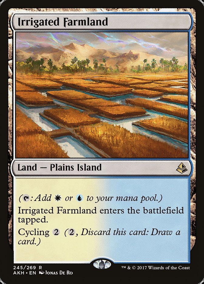 Irrigated Farmland [Amonkhet] | Dragon's Lair Comics and Fantasy Houston TX