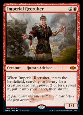 Imperial Recruiter (Foil Etched) [Modern Horizons 2] | Dragon's Lair Comics and Fantasy Houston TX