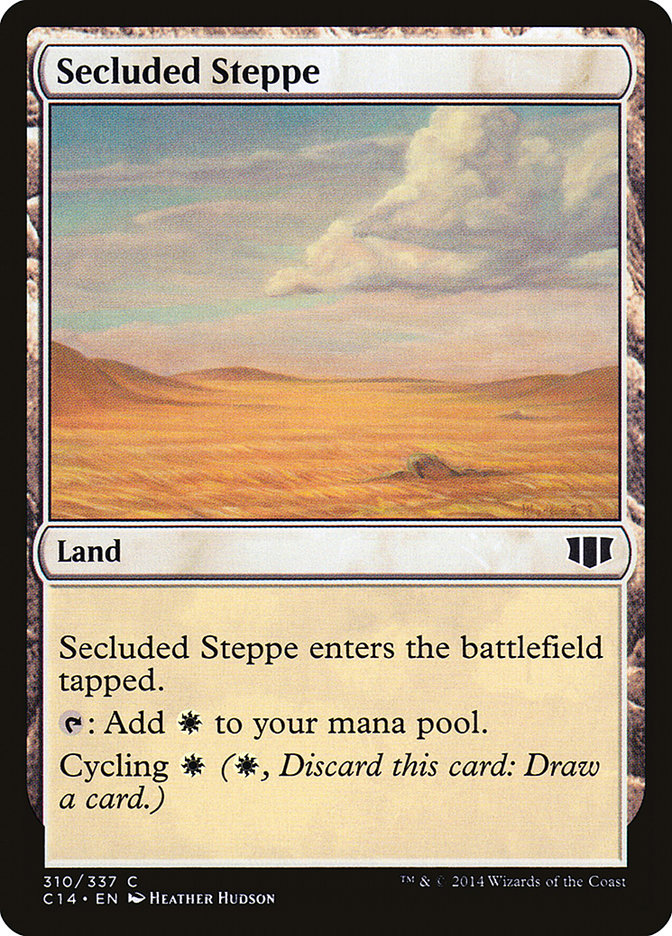 Secluded Steppe [Commander 2014] | Dragon's Lair Comics and Fantasy Houston TX