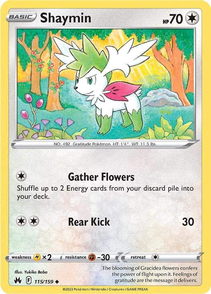 Shaymin (115/159) [Sword & Shield: Crown Zenith] | Dragon's Lair Comics and Fantasy Houston TX