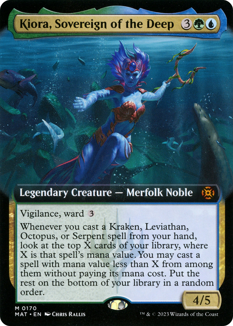 Kiora, Sovereign of the Deep (Extended Art) [March of the Machine: The Aftermath] | Dragon's Lair Comics and Fantasy Houston TX