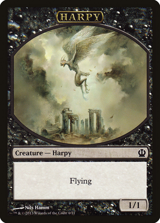 Harpy Token [Theros Tokens] | Dragon's Lair Comics and Fantasy Houston TX