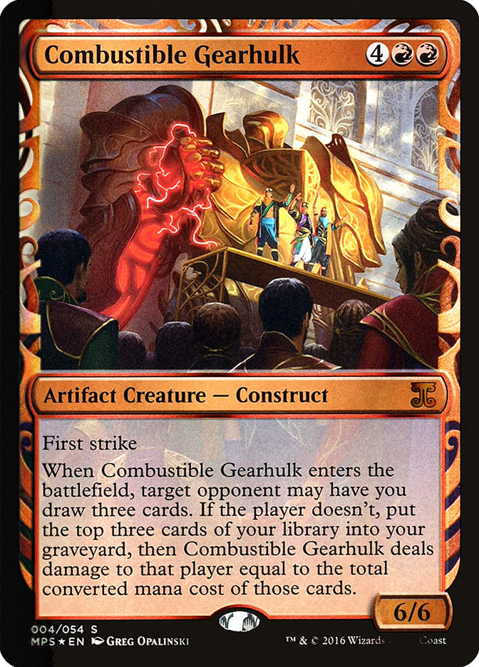 Combustible Gearhulk [Kaladesh Inventions] | Dragon's Lair Comics and Fantasy Houston TX