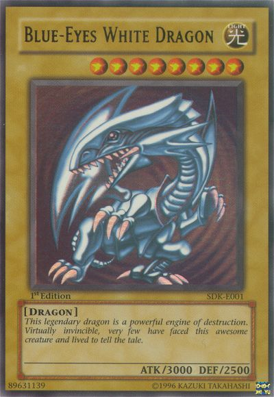 Blue-Eyes White Dragon [SDK-E001] Ultra Rare | Dragon's Lair Comics and Fantasy Houston TX