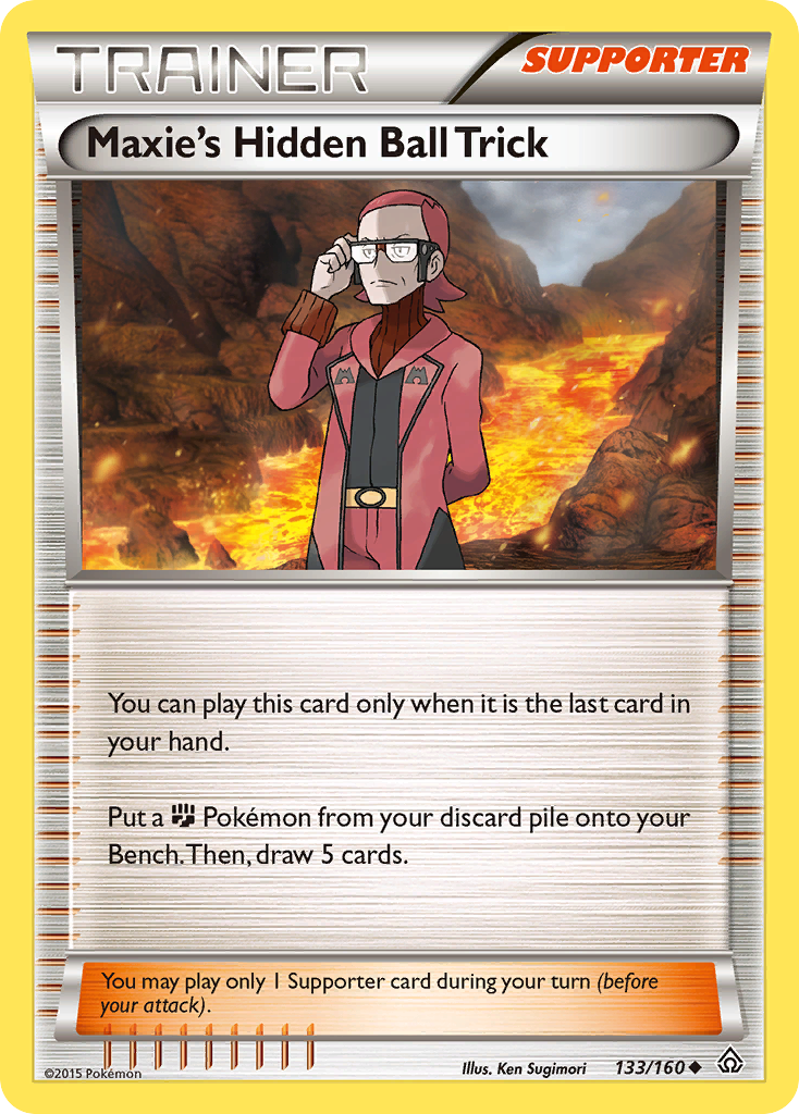 Maxie's Hidden Ball Trick (133/160) [XY: Primal Clash] | Dragon's Lair Comics and Fantasy Houston TX