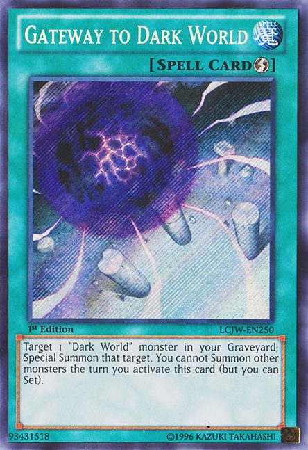 Gateway to Dark World [LCJW-EN250] Secret Rare | Dragon's Lair Comics and Fantasy Houston TX