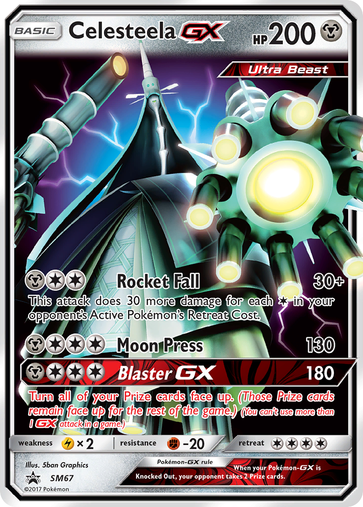 Celesteela GX (SM67) [Sun & Moon: Black Star Promos] | Dragon's Lair Comics and Fantasy Houston TX