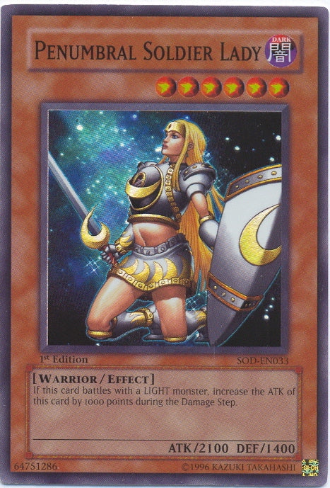 Penumbral Soldier Lady [SOD-EN033] Super Rare | Dragon's Lair Comics and Fantasy Houston TX