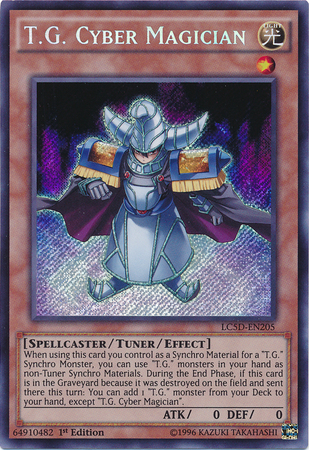 T.G. Cyber Magician [LC5D-EN205] Secret Rare | Dragon's Lair Comics and Fantasy Houston TX