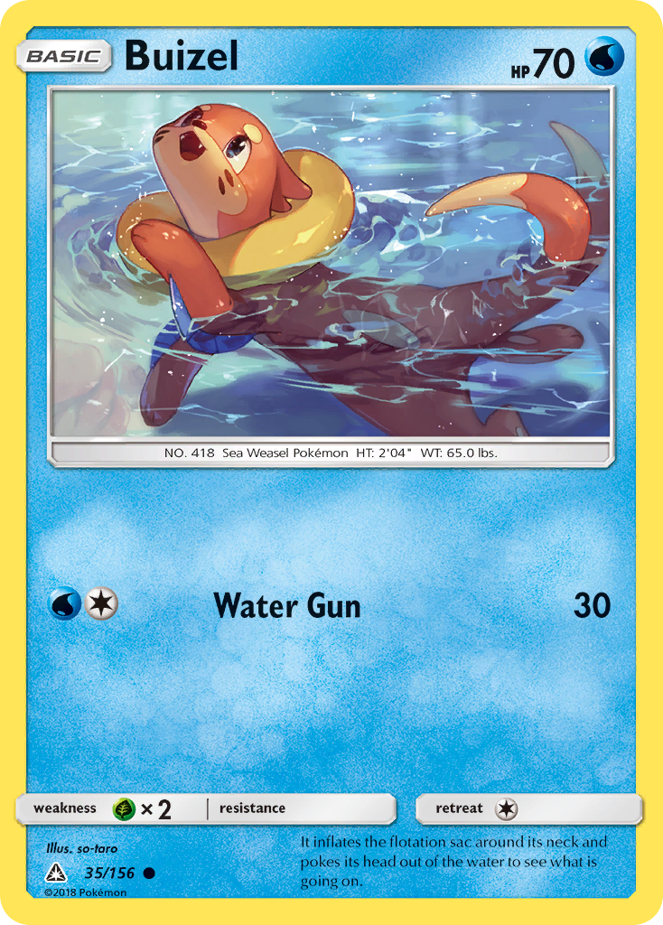 Buizel (35/156) [Sun & Moon: Ultra Prism] | Dragon's Lair Comics and Fantasy Houston TX