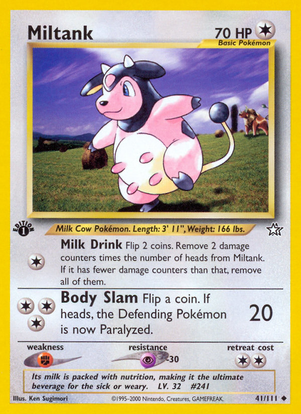 Miltank (41/111) [Neo Genesis 1st Edition] | Dragon's Lair Comics and Fantasy Houston TX