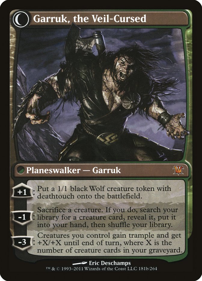 Garruk Relentless // Garruk, the Veil-Cursed [Innistrad] | Dragon's Lair Comics and Fantasy Houston TX