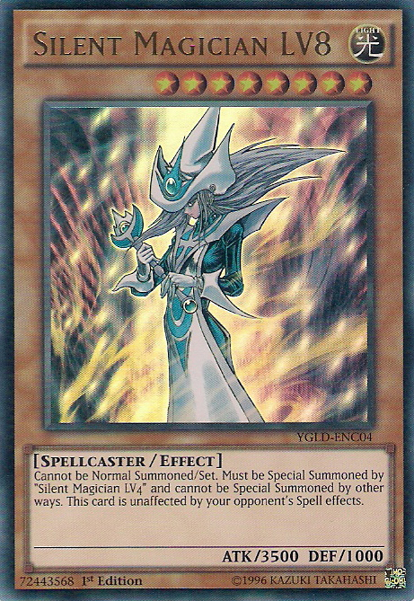 Silent Magician LV8 [YGLD-ENC04] Ultra Rare | Dragon's Lair Comics and Fantasy Houston TX