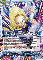 Android 18 // Android 18, Impenetrable Rushdown (BT20-023) [Power Absorbed Prerelease Promos] | Dragon's Lair Comics and Fantasy Houston TX