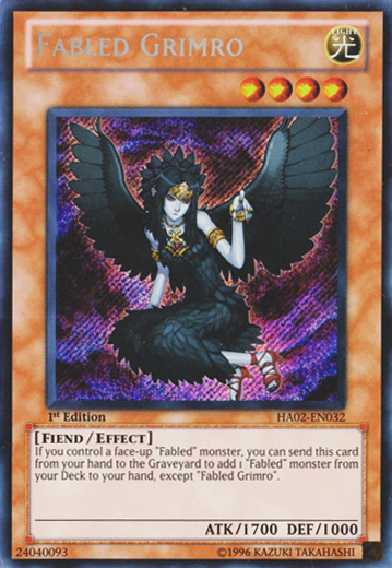 Fabled Grimro [HA02-EN032] Secret Rare | Dragon's Lair Comics and Fantasy Houston TX