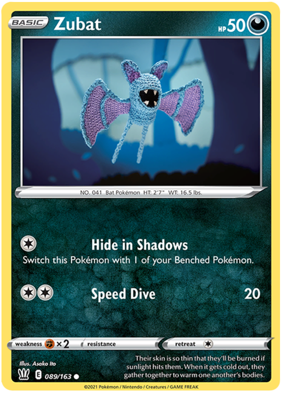 Zubat (089/163) [Sword & Shield: Battle Styles] | Dragon's Lair Comics and Fantasy Houston TX