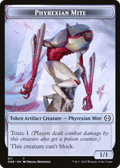 Phyrexian Mite // Phyrexian Insect Double-Sided Token [Phyrexia: All Will Be One Commander Tokens] | Dragon's Lair Comics and Fantasy Houston TX