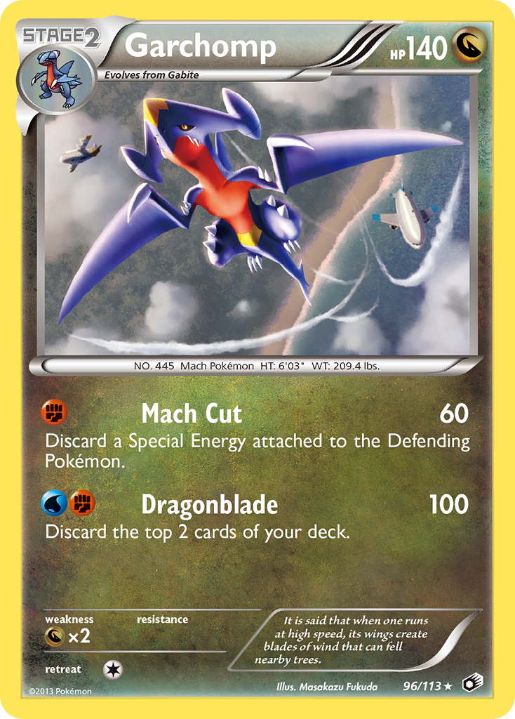 Garchomp (96/113) [Black & White: Legendary Treasures] | Dragon's Lair Comics and Fantasy Houston TX