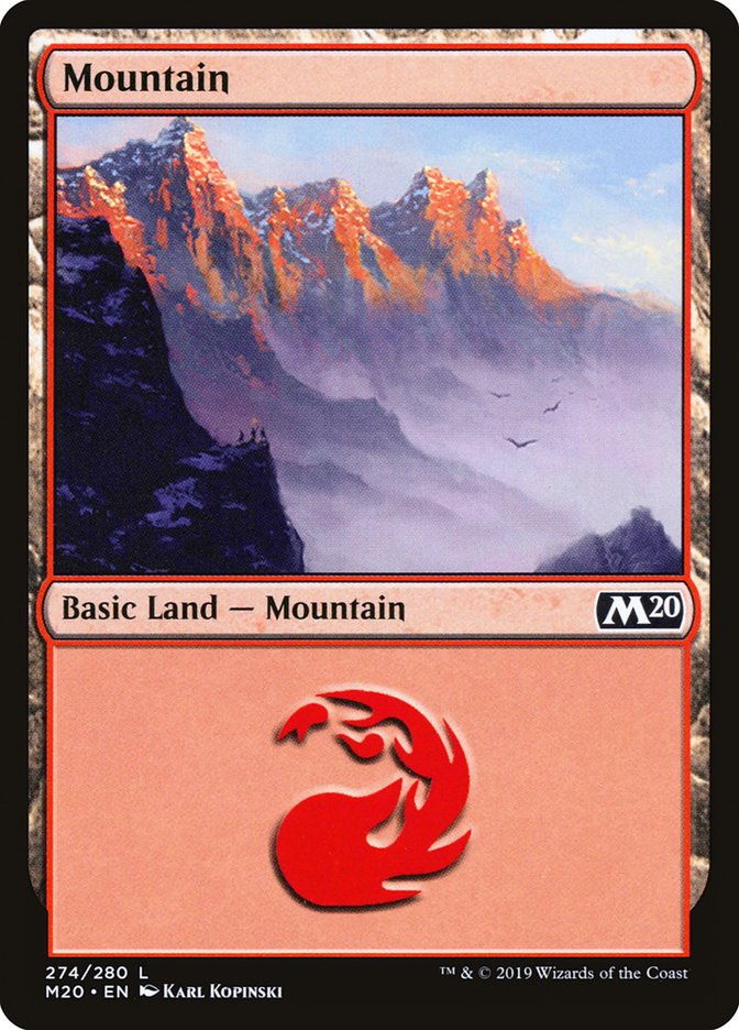 Mountain (274) [Core Set 2020] | Dragon's Lair Comics and Fantasy Houston TX