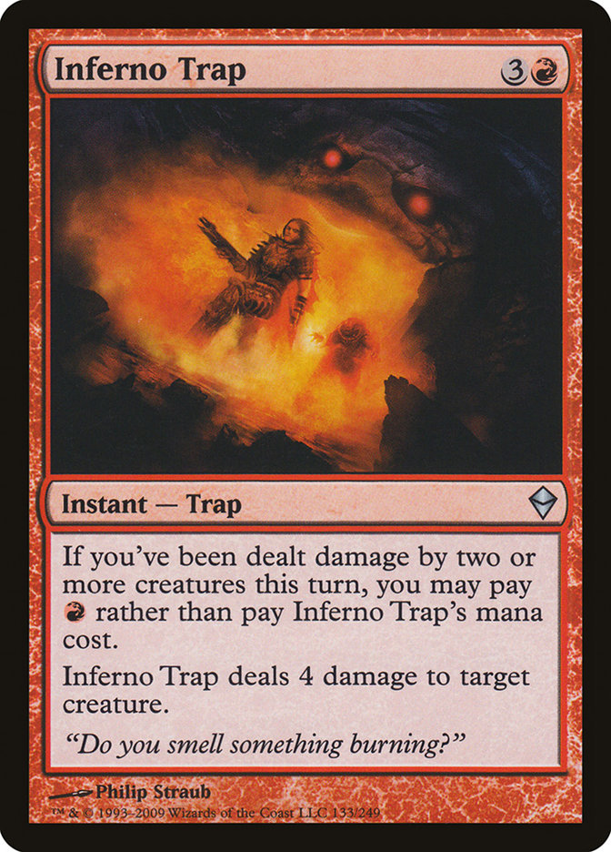 Inferno Trap [Zendikar] | Dragon's Lair Comics and Fantasy Houston TX