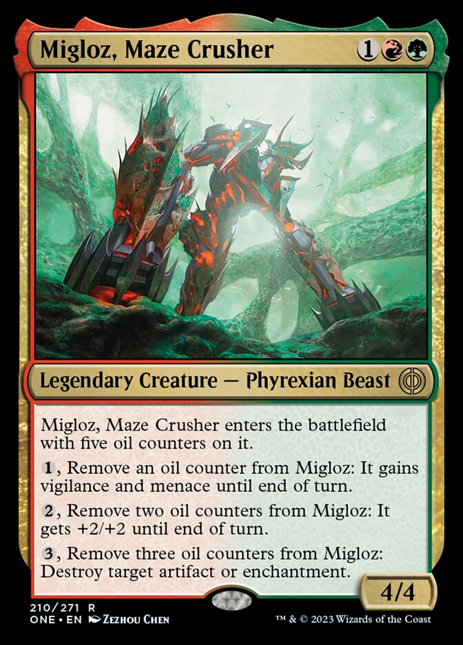 Migloz, Maze Crusher [Phyrexia: All Will Be One] | Dragon's Lair Comics and Fantasy Houston TX