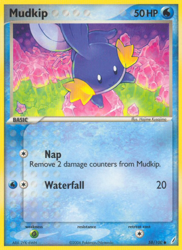 Mudkip (58/100) [EX: Crystal Guardians] | Dragon's Lair Comics and Fantasy Houston TX