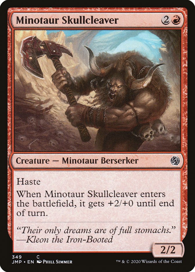 Minotaur Skullcleaver [Jumpstart] | Dragon's Lair Comics and Fantasy Houston TX