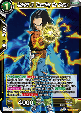 Android 17, Thwarting the Enemy (BT14-109) [Cross Spirits] | Dragon's Lair Comics and Fantasy Houston TX