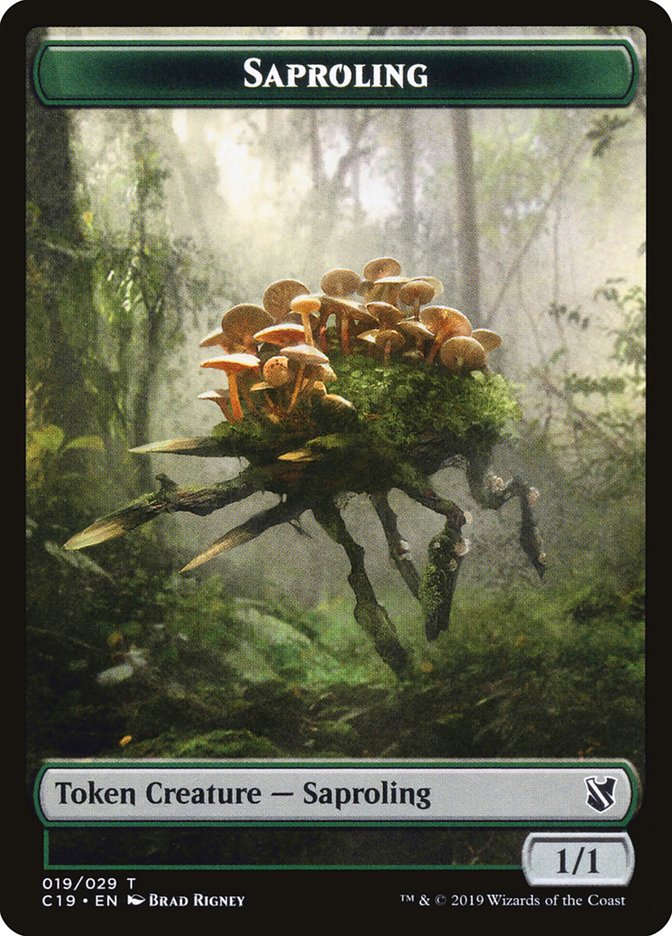 Saproling Token [Commander 2019 Tokens] | Dragon's Lair Comics and Fantasy Houston TX