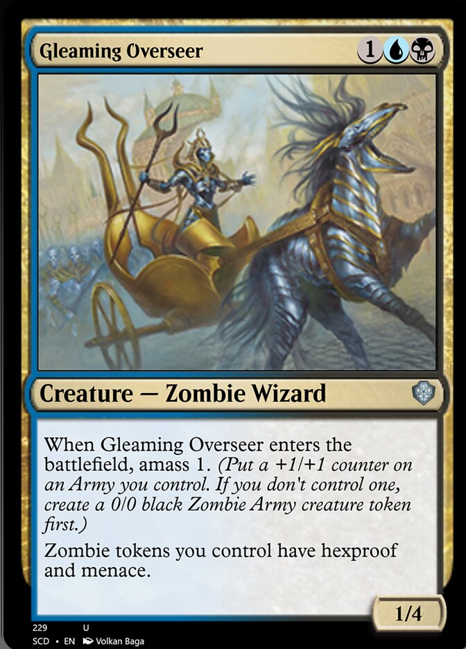 Gleaming Overseer [Starter Commander Decks] | Dragon's Lair Comics and Fantasy Houston TX