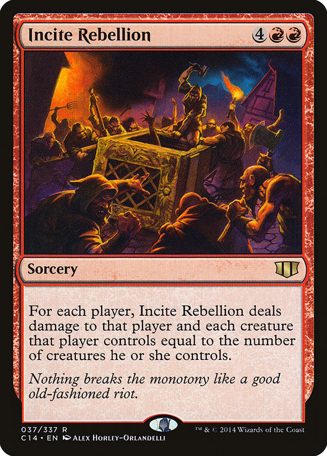 Incite Rebellion [Commander 2014] | Dragon's Lair Comics and Fantasy Houston TX