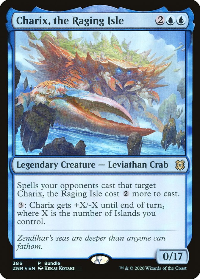 Charix, the Raging Isle (386) [Zendikar Rising Promos] | Dragon's Lair Comics and Fantasy Houston TX