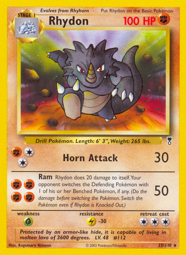 Rhydon (35/110) [Legendary Collection] | Dragon's Lair Comics and Fantasy Houston TX