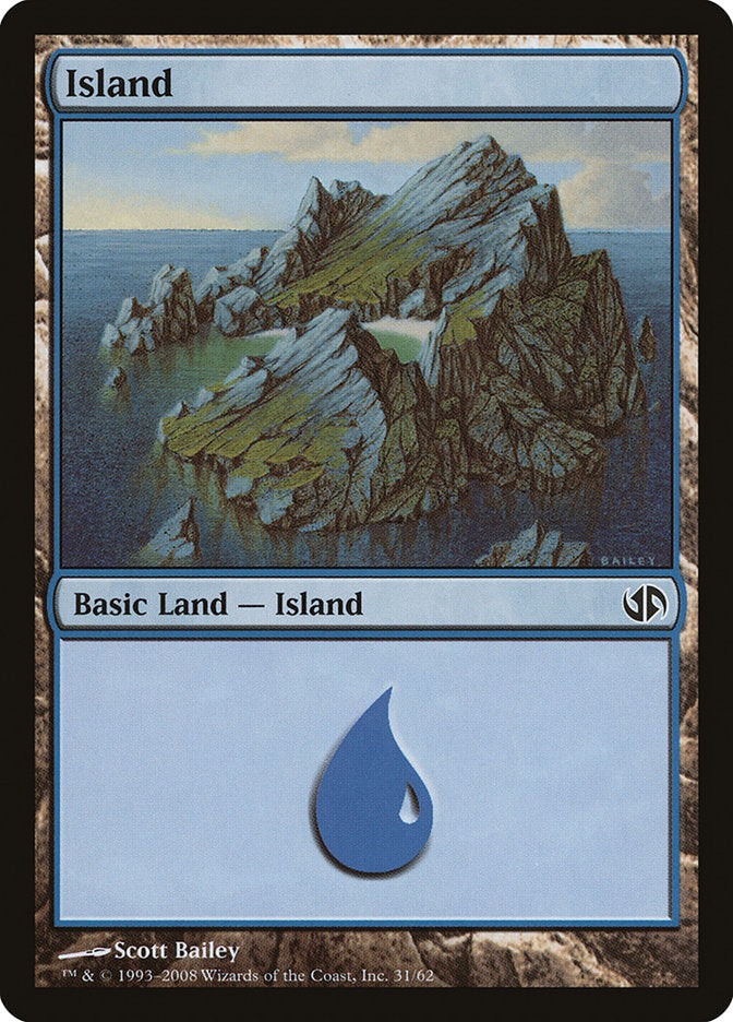 Island (31) [Duel Decks: Jace vs. Chandra] | Dragon's Lair Comics and Fantasy Houston TX