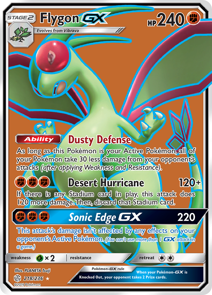 Flygon GX (218/236) [Sun & Moon: Cosmic Eclipse] | Dragon's Lair Comics and Fantasy Houston TX