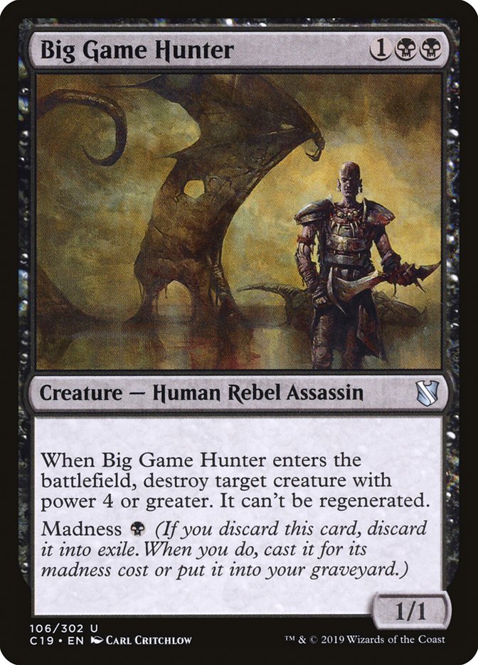 Big Game Hunter [Commander 2019] | Dragon's Lair Comics and Fantasy Houston TX