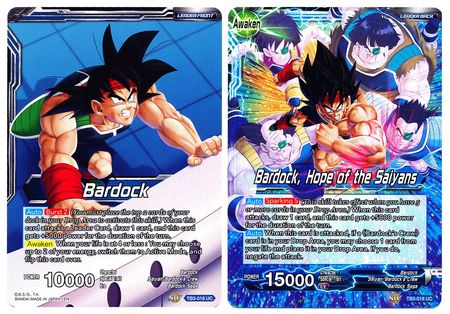 Bardock // Bardock, Hope of the Saiyans (Giant Card) (TB3-018) [Oversized Cards] | Dragon's Lair Comics and Fantasy Houston TX