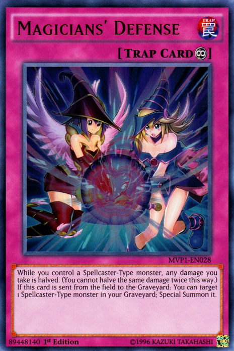 Magicians' Defense [MVP1-EN028] Ultra Rare | Dragon's Lair Comics and Fantasy Houston TX