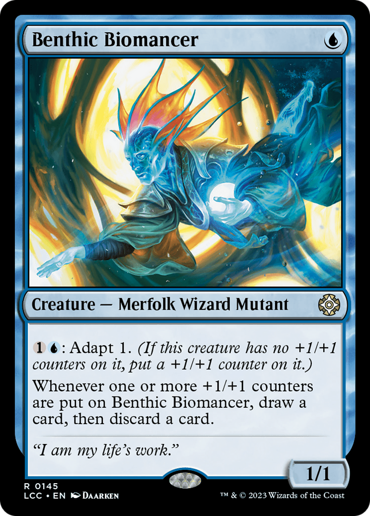 Benthic Biomancer [The Lost Caverns of Ixalan Commander] | Dragon's Lair Comics and Fantasy Houston TX