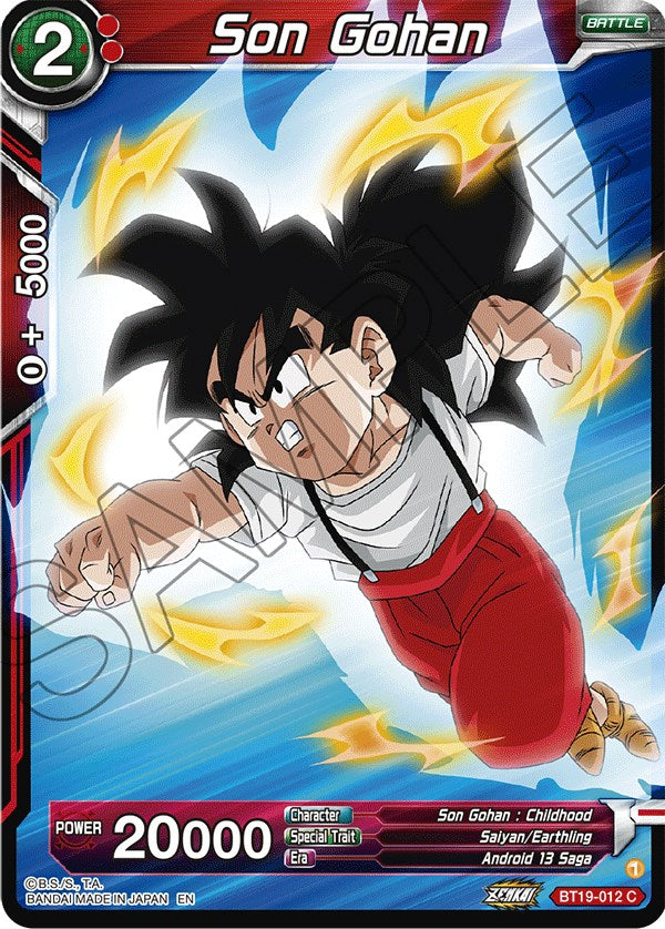 Son Gohan (BT19-012) [Fighter's Ambition] | Dragon's Lair Comics and Fantasy Houston TX