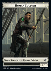 Eldrazi // Human Soldier Double-Sided Token [Streets of New Capenna Commander Tokens] | Dragon's Lair Comics and Fantasy Houston TX