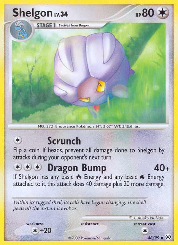 Shelgon (48/99) [Platinum: Arceus] | Dragon's Lair Comics and Fantasy Houston TX