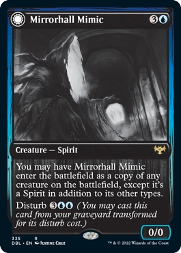 Mirrorhall Mimic // Ghastly Mimicry [Innistrad: Double Feature] | Dragon's Lair Comics and Fantasy Houston TX