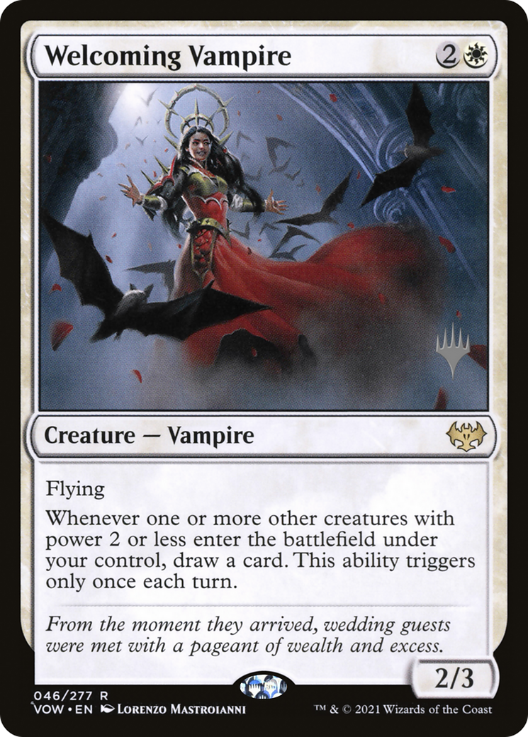 Welcoming Vampire (Promo Pack) [The Brothers' War Promos] | Dragon's Lair Comics and Fantasy Houston TX